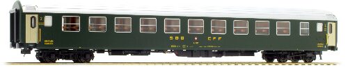 L.S. Models 47321 SBB Bcm altes Logo 12 Abteile Tagespositon Ep III